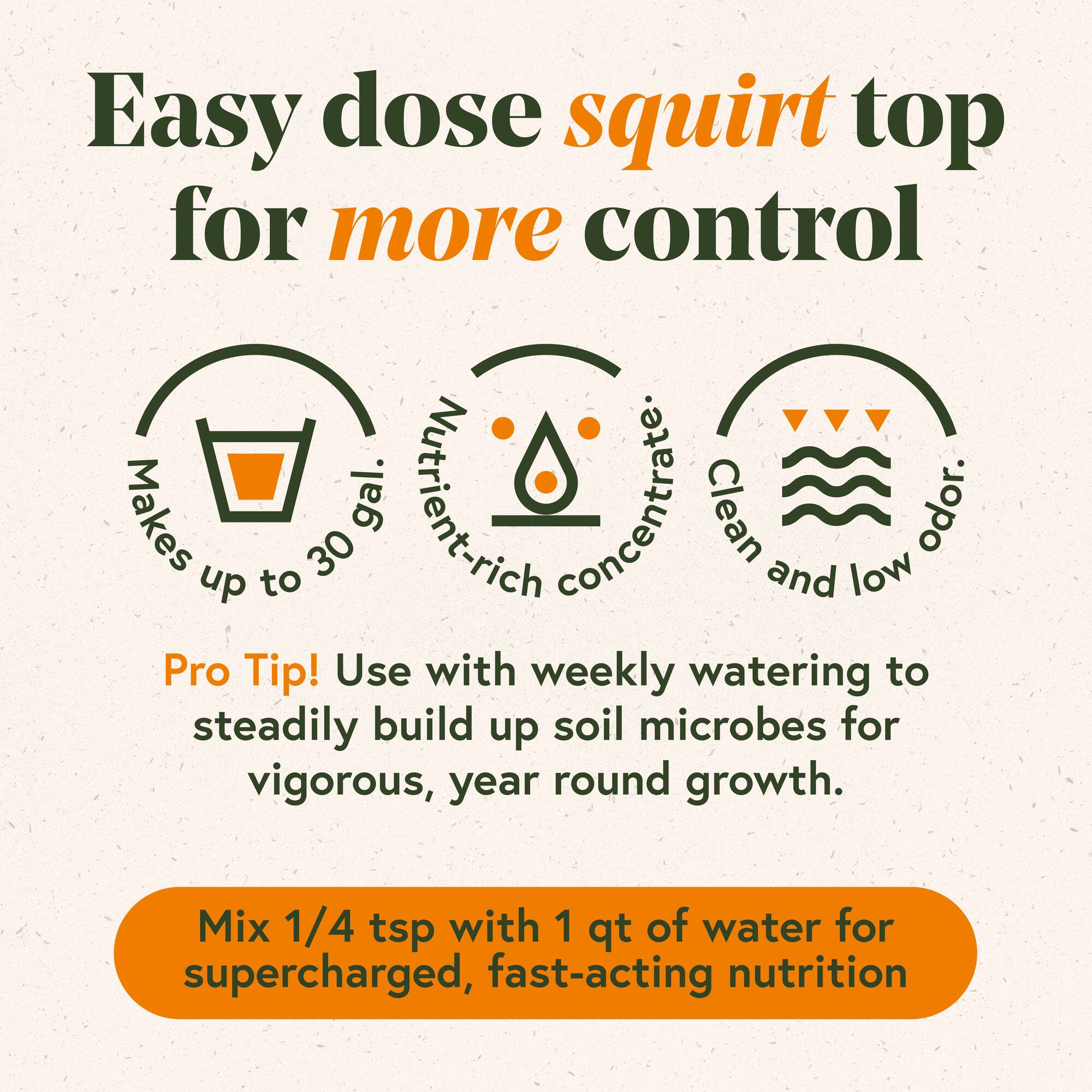 We The Wild™ 5.1oz. Concentrate Fast-Release Organic Plant Food for Houseplants
